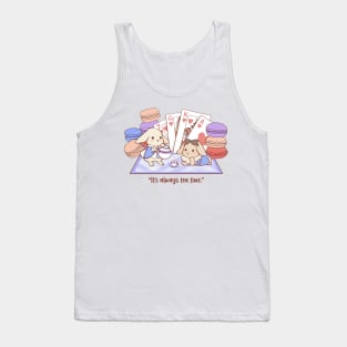 "It's always tea time." Tank Top